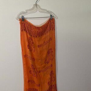 Orange  Sarong
